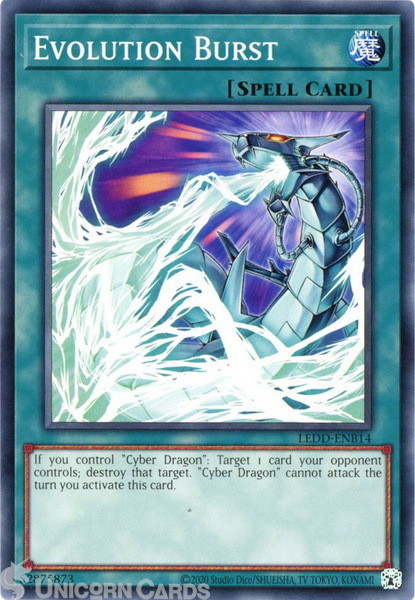 LEDD-ENB14 Evolution Burst : Common UNL Edition YuGiOh Card