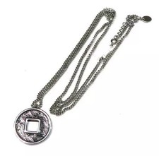 BTS Agust D Suga Necklace D-DAY Album Silver 27.6in Surgical Steel Used