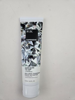 IGK - EXPENSIVE - Clear Hair Gloss Treatment   Shine-Boosting Top Coat for Glass