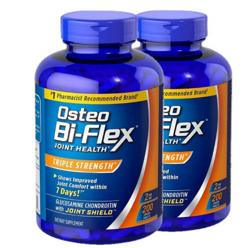 Osteo Bi-Flex Triple Strength Joint Health Tablets 200 Ct Pack of 2