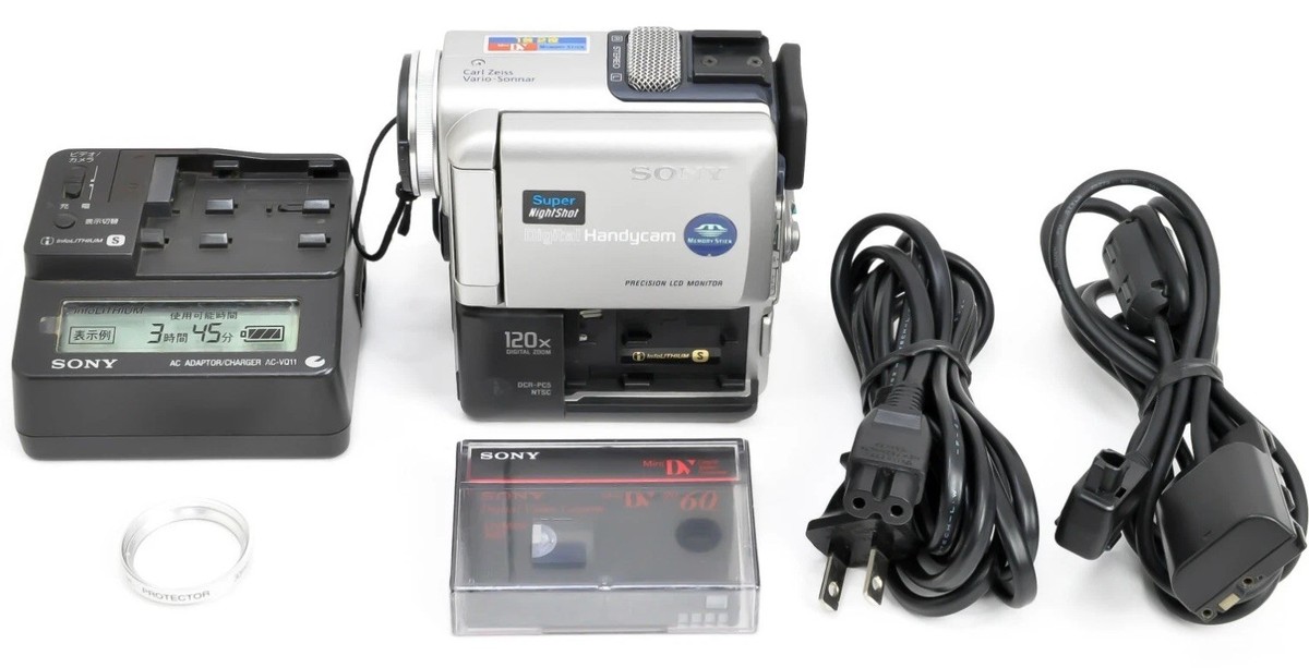 All Works Near Mint Sony Handycam DCR-PC5 Mini DV Camcorder