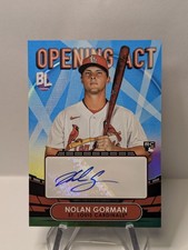 2023 Topps Big League Baseball Nolan Gorman Opening Act Auto #OAA-NG RC ⚾