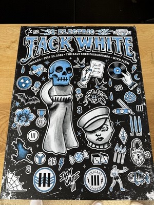 Jack White Chicago IL July 24 2026 Poster Print Matthew Salt Shed Show Edition