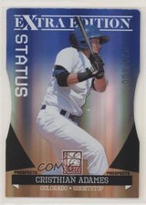 2011 Donruss Elite Extra Edition Blue Status Die-Cut 74/100 Cristhian Adames sh7