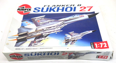 Airfix 1/72 Flanker B Sukhoi 27 Model Kit #05025 USED