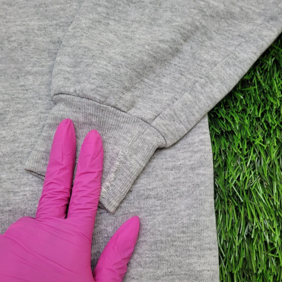 Vintage Funny Pig Sweatshirt Womens Large 21x22 Boxy Gray - Image 4 of 4