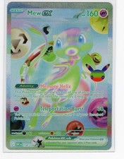 Carta Pokemon Future Mew EX 158/128 30° Celebrazioni Holo Rara