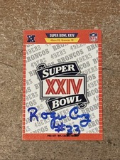 ROGER CRAIG SAN FRANCISCO 49ERS SIGNED AUTOGRAPHED 1990 PRO SET