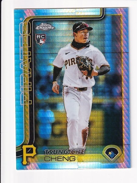 2025 Topps Chrome Update Tsung-Che Cheng  Prism Refractor Pirates RC #USC74