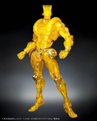 JoJo's Bizarre Adventure Super Action Statue Figure The World Ver. CLEAR & GOLD