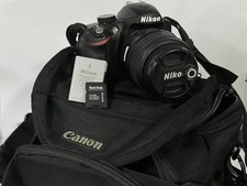 Nikon D3200 Digital SLR Camera Bundle 24.2MP AF-S ED 18-55mm G II Lens, Black