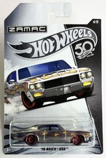 2018 Hot Wheels 50th Anniversary Zamac Series 4/8 Silver  70 Buick GSX Car