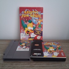 Thumbnail of ebay&reg; auction 398420904264 | Nintendo NES Krusty's Fun House mit den Simpsons Original NES Videospiel