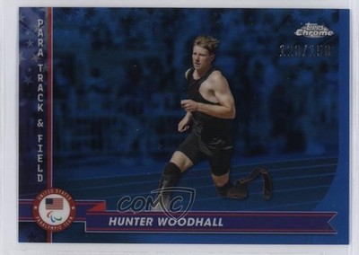 2024 Chrome US Olympic & Paralympic Team and Hopefuls /150 Hunter Woodhall 1bs7