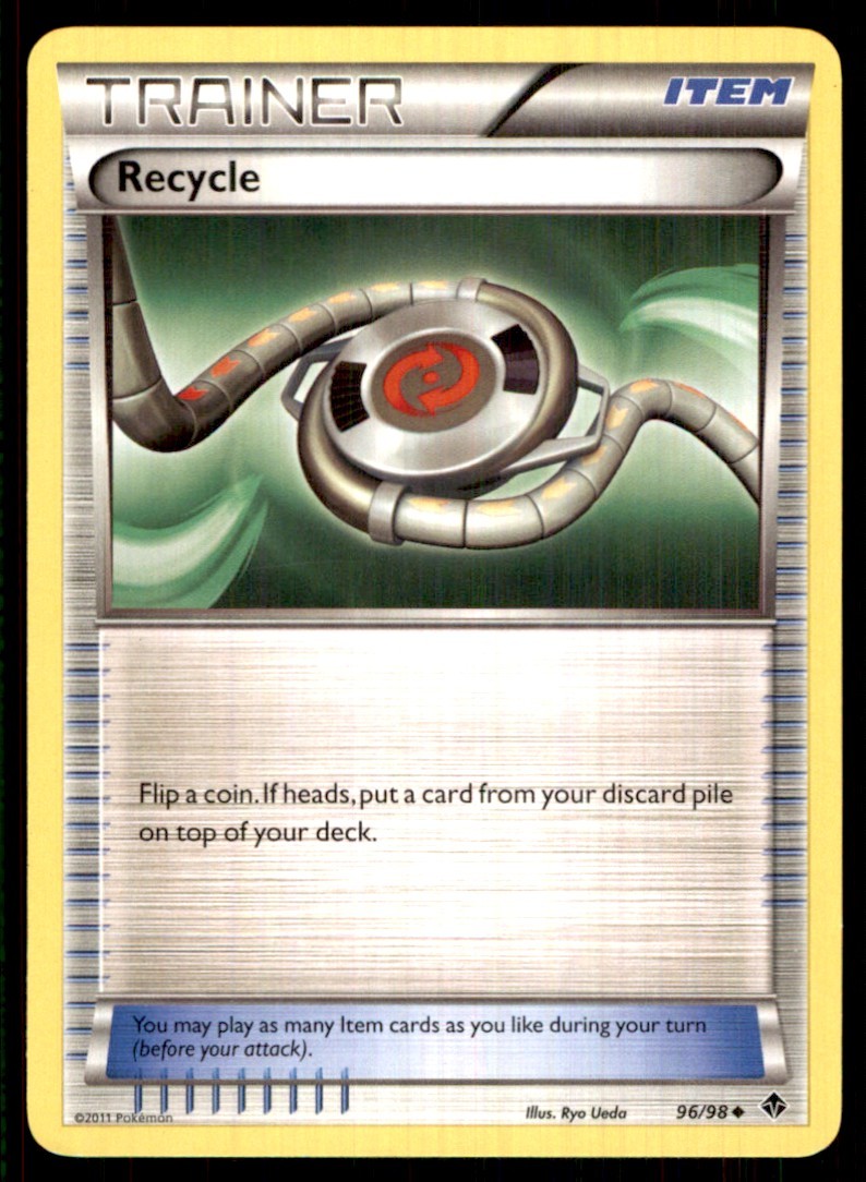 2011 Black & White - Emerging Powers Recycle Uncommon #96