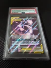2019 Pokemon Sun & Moon Unified Minds #222 FA/ Mewtwo & Mew Gx PSA 8 NM-MT