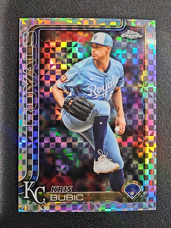 2025 Topps Chrome Kris Bubic #USC115 XFractor Kansas City Royals