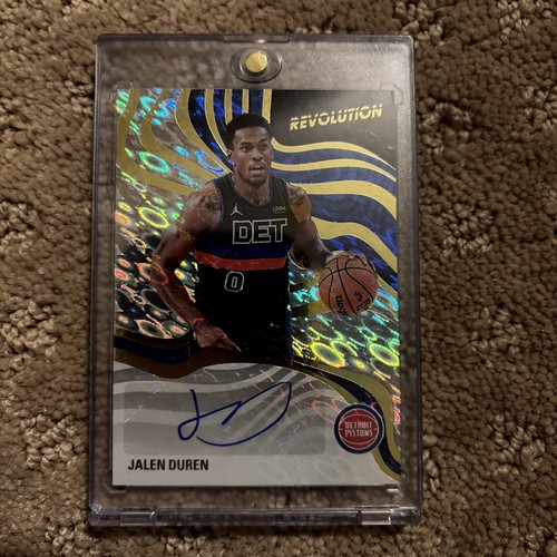 2024-25 Panini Revolution - Revolutions Signatures Jalen Duren #RS-JDU (AU)