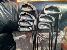 Cobra King F7 One Length Iron Set 5-PW SW 7 Clubs Stiff Graphite RH