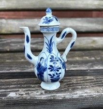 18th Century Chinese Blue and White Teapot Kangxi Period