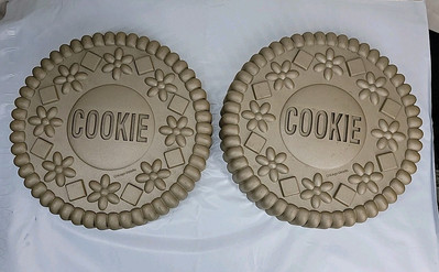 Chicago Metallic/Williams Sonoma Set Two 9  Oreo Cookie Cake Pans Molds~Unused