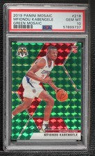 2019 Panini Mosaic Rookies Green Prizm Mfiondu Kabengele #218 PSA 10 GEM MT 8d2