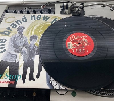 The Brand New Heavies   Never Stop OG 1991 Press 12'' PROMO in Pic Cover VG+/VG+