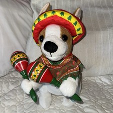 Hug Me Animated 11" Mariachi Puppy Chihuahua Sings La Macarena