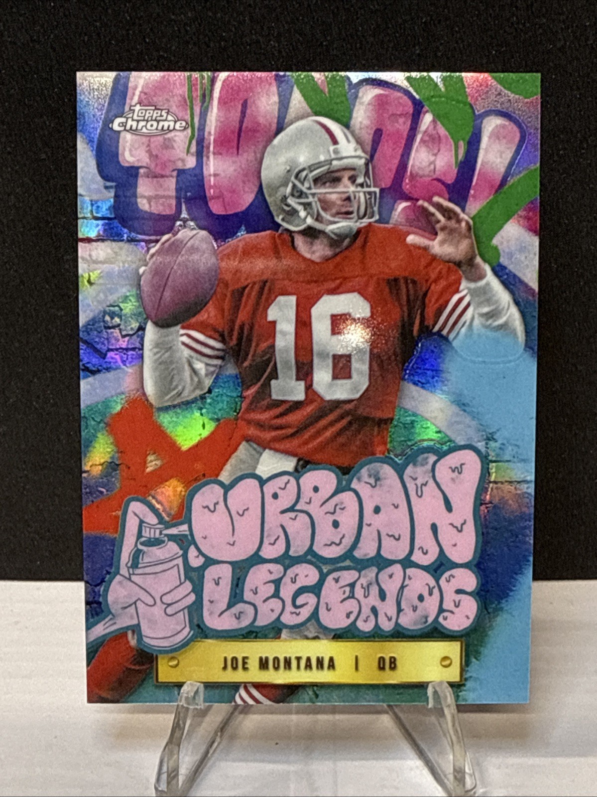 2024 Topps Chrome Joe Montana #UL-6 Urban Legends Case Hit