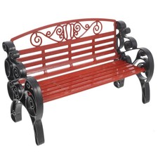 Small Bench Adornment Model for Desk Miniature Sculpture Garden Ornament