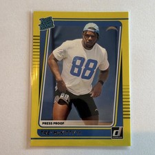 Panini 2021 Donruss Rated Rookie Press Proof Tre' McKitty #304 Chargers NFL