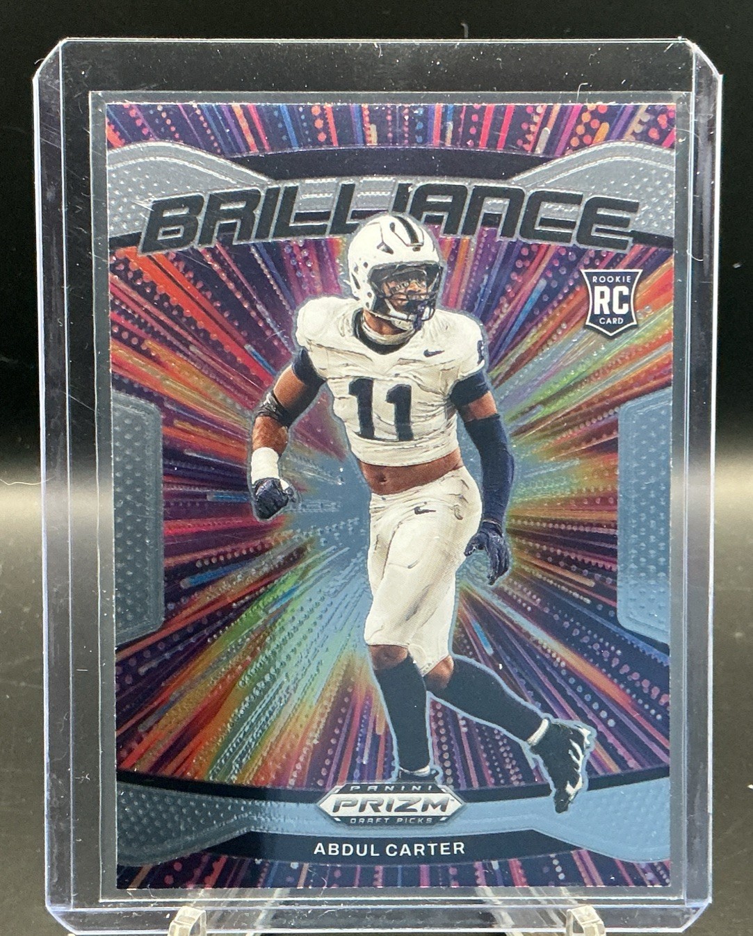 2025 Prizm Draft Picks - Abdul Carter (RC) #1 Brilliance - Penn State