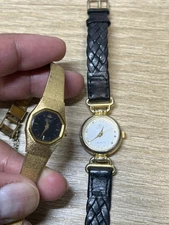 Lot of 2 Vintage Women’s Watches - Seiko Gold Tone Gucci 