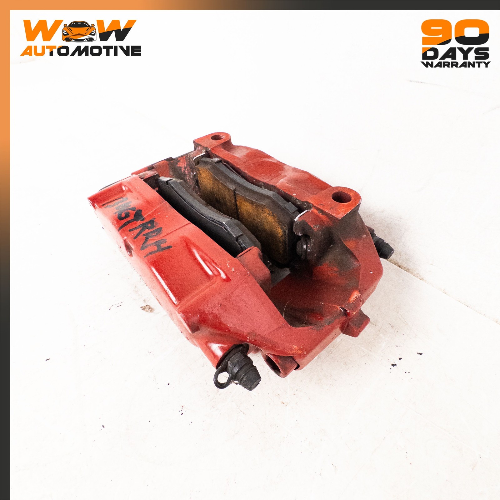 03-19 MASERATI GRANTURISMO S REAR RIGHT LEFT BRAKE CALIPER ASSEMBLY RED SET OEM