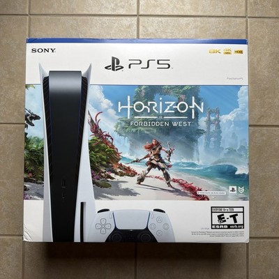 Sony PS5 Blu-Ray Edition Console Horizon Forbidden West Bundle - White