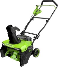 Greenworks 40V 20'' Brushless Snow Blower, Battery and Chargder not Included