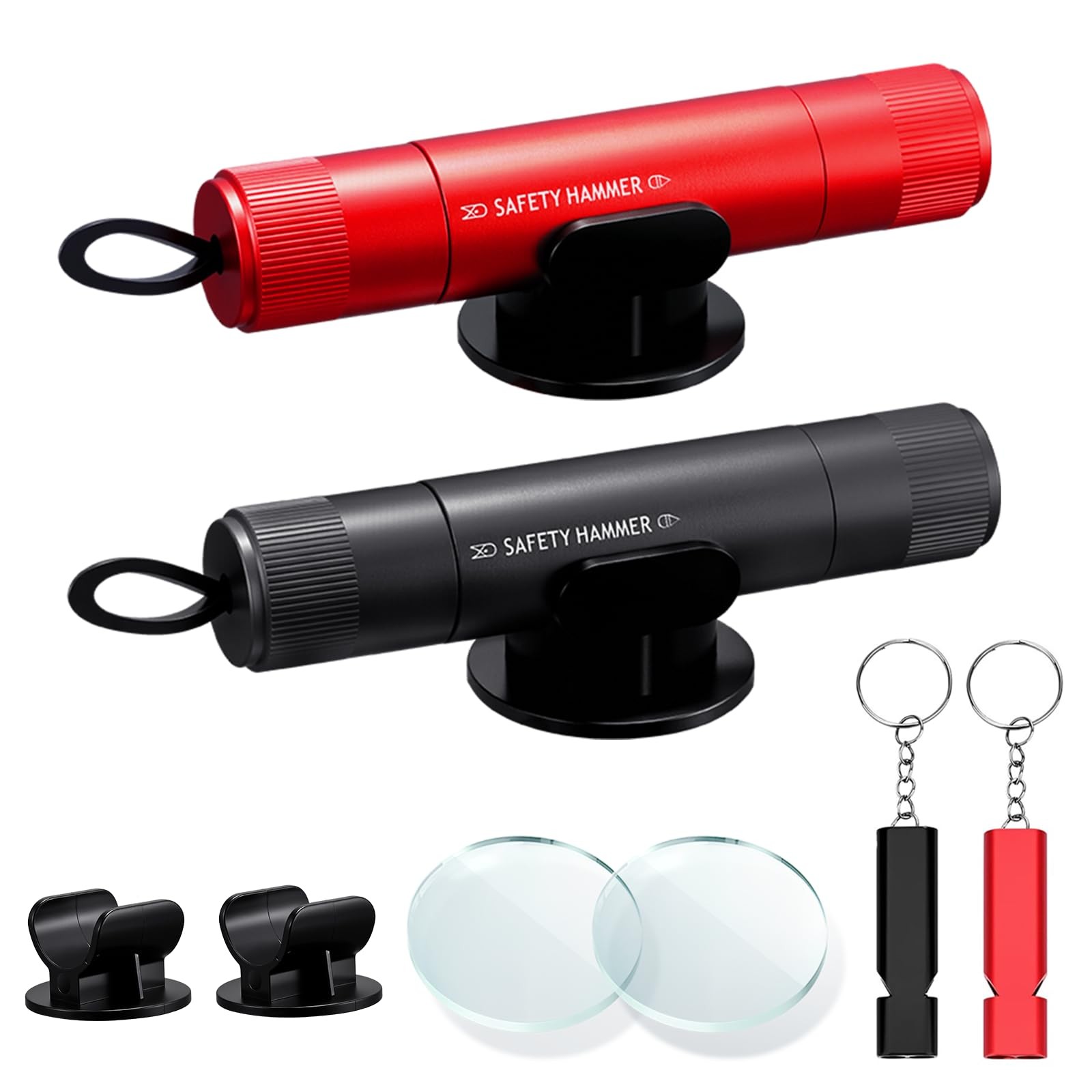 Coupe ceinture brise vitre en ABS renforcé et acier haute dureté lot de 2