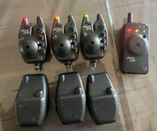 Fox Micron DXR 3 + 1 Funk Bissanzeiger Set AMPELFARBEN Funkbissanzeiger Schleie