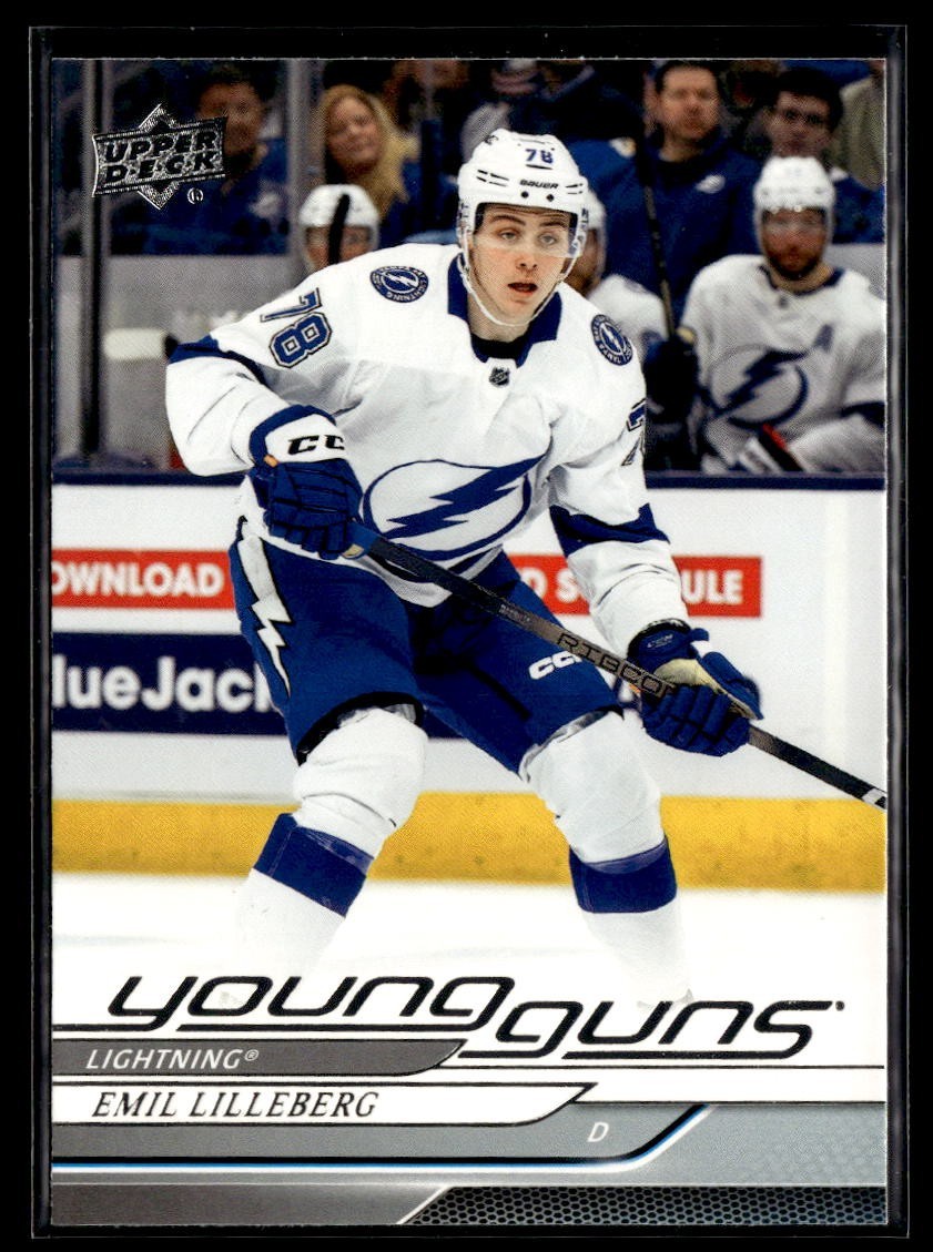 2024-25 Upper Deck Series 1 Young Guns #241 Emil Lilleberg Rookie RC