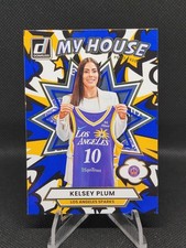 2025 Donruss WNBA Kelsey Plum #17 Blue Press Proof My House