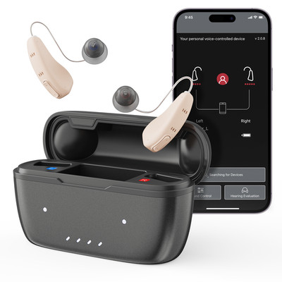 Lexi B3 / Bose BTE Full Stream Rec RIC Hearing Device Music / Phone App~~