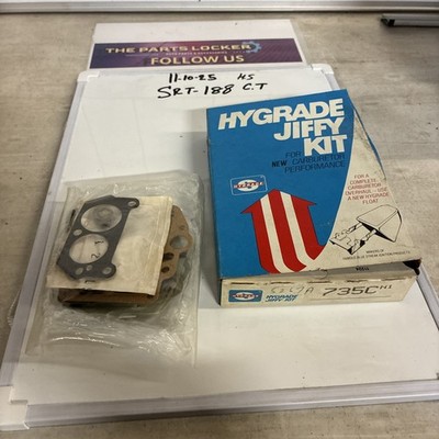 735C NOS Jiffy Kit  Carburetor Kit, Genuine Jiffy Products, Vintage, Obsolete