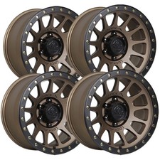 Set Of 4 Lock Off-road Yosemite 20x9 6x5.5 18mm Bronze Wheels Rims 20 Inch