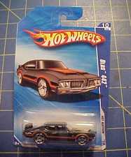 1/64 HOT WHEELS '10 HOT ACTION SERIES BLACK OLDS 442! NIP OLDMOBILE 168/240