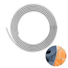 Car Door Edge Guards Chrome Universal U Shape Moulding Trim Strip 16FT Silver