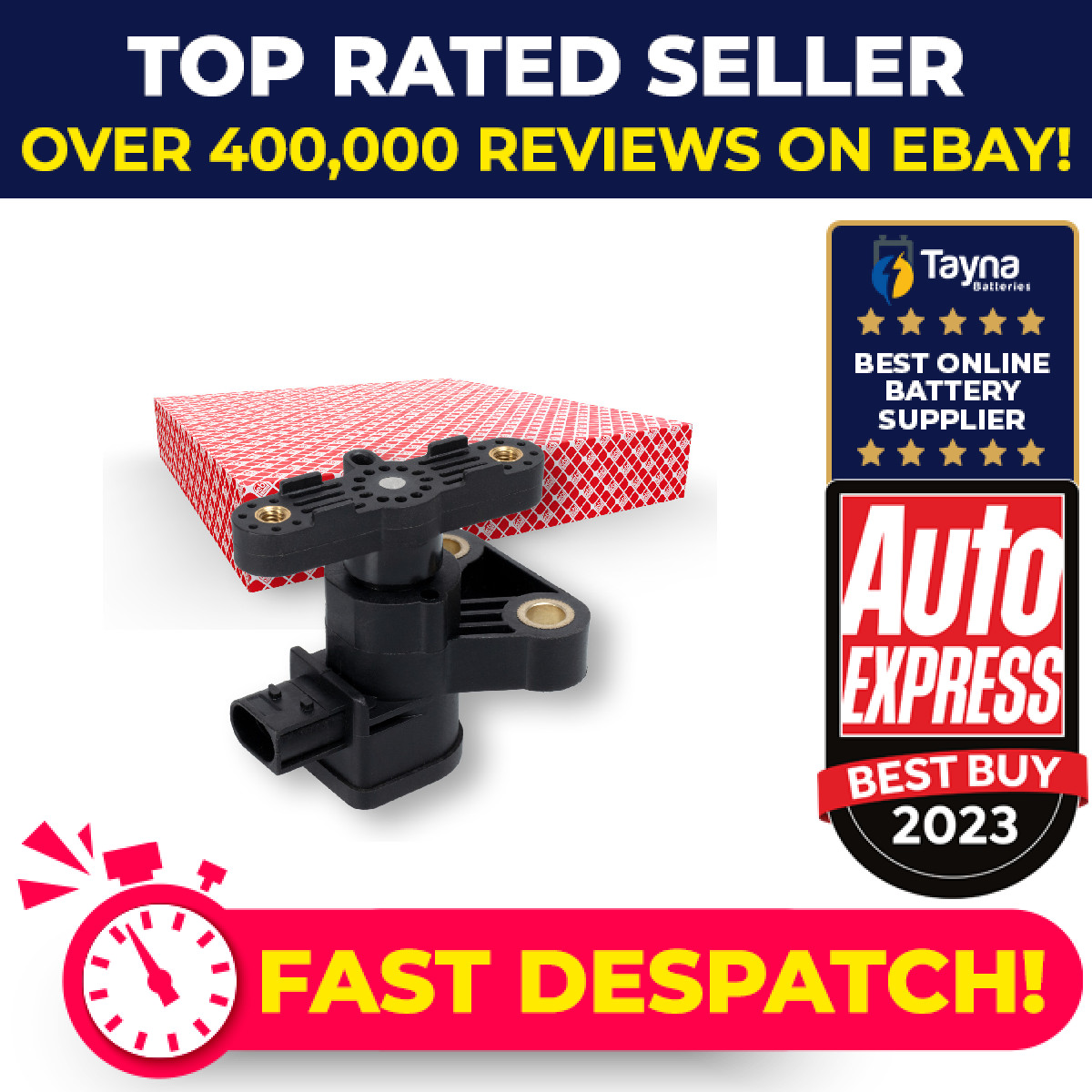 Sensor, pneumatic suspension level Rear 179050 Febi A0075425918 0075425918 New
