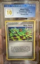CGC Pristine 10 2005 Pokemon EX Unseen Forces Warp Point 93/115 Reverse Holo on eBay
