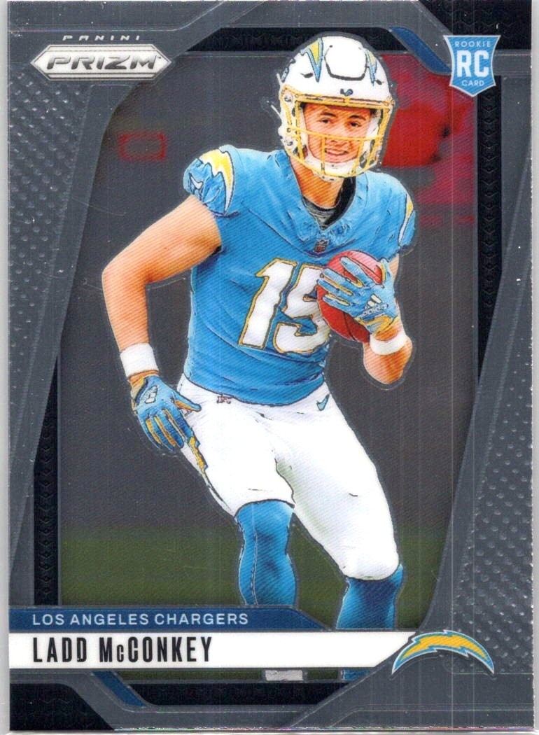 2024 Panini Prizm Ladd McConkey Silver #365