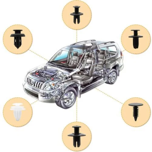 For Chevy GM 100 x Box Set Bumper Fender Liner Push Type Retainer Clips 6 sizes - Bild 10 von 12