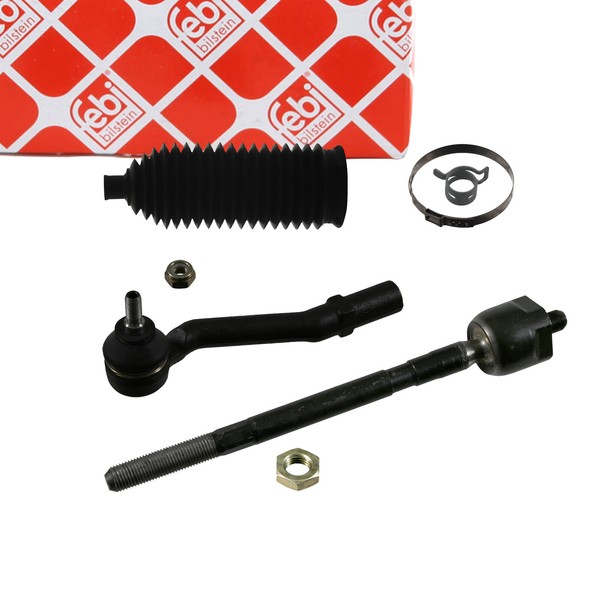 Febi Spurstange + Lenkmanschette FüR Citroen C2 Jm C3 Peugeot 1007 Vorne Links-image